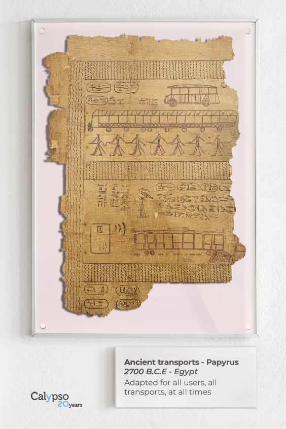 Ancient transports papyrus